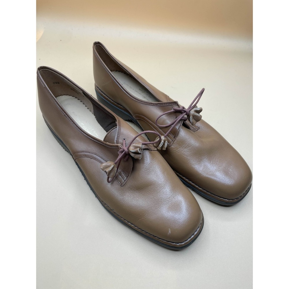 Vintage 50s 60s Brevitt Bouncers Shoes Brown‎ Made In England Womens Size 12 B